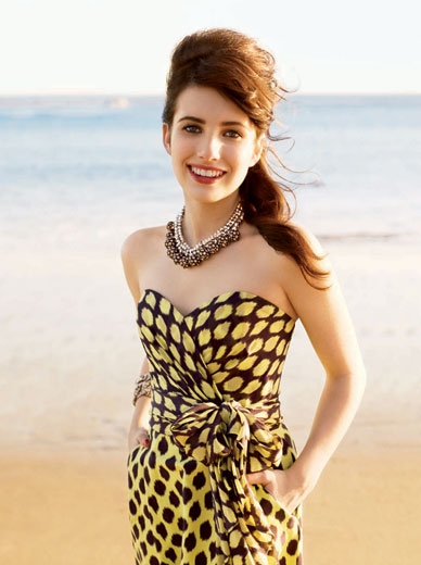 Emma Roberts looks stunning as usual in her latest photoshoot for Teen