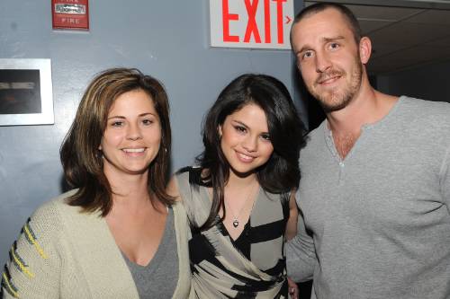 Selena Gomez with mom and step dad in attendance made their way to the .