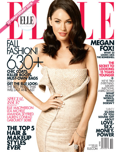 Megan Fox Graces Elle#39;s 25th